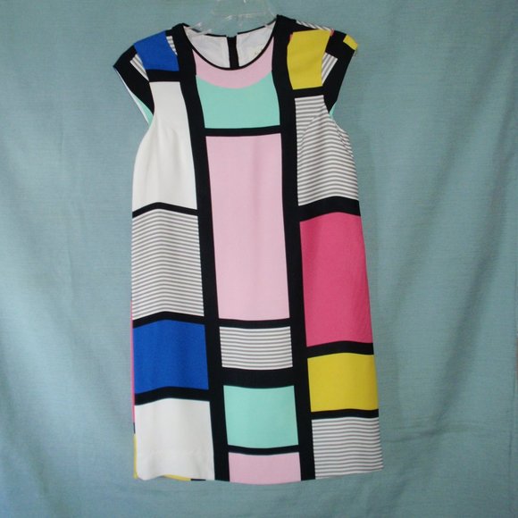 Tory Burch Dresses & Skirts - Tory Burch Color block Geometric A-Line Dress 2